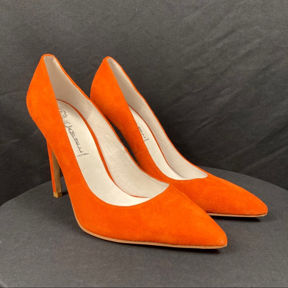 ✨SOLD✨ Jeffery Campbell suede Ibiza Last heels